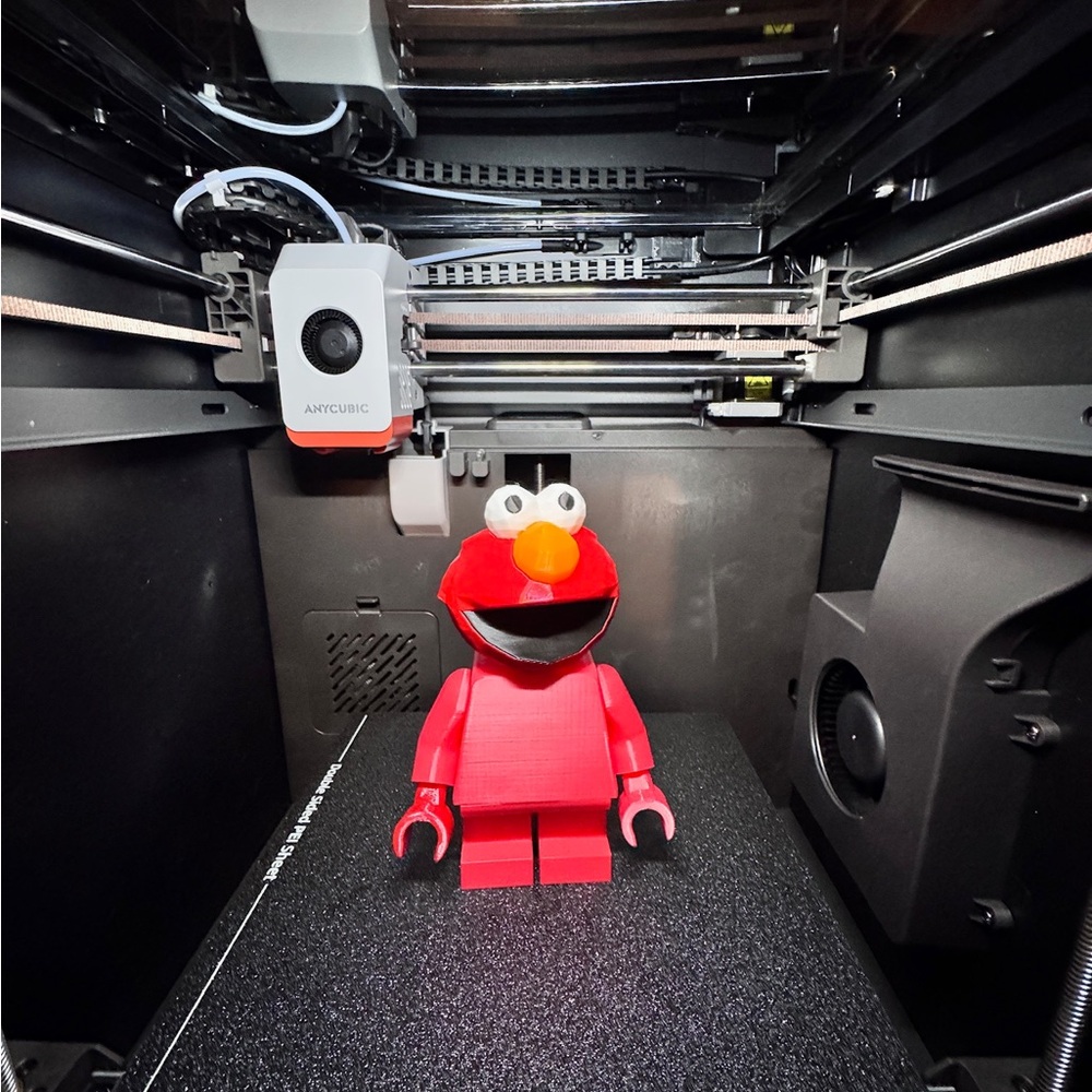 3D Printed LEGO Elmo